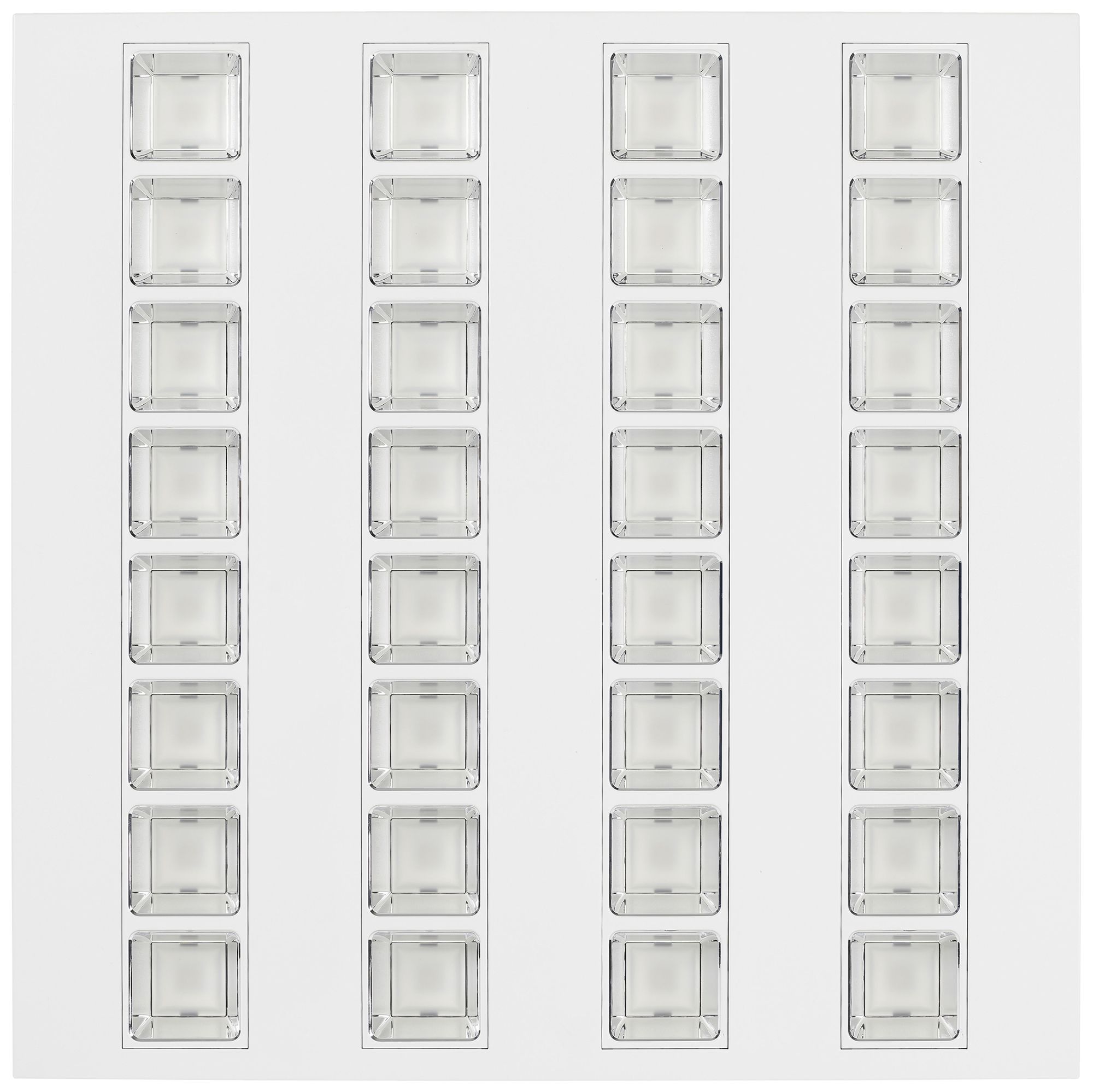 LED-Panelleuchte Sylvania OPTIX 43W 4500lm 4000K 596×596×38mm weiss