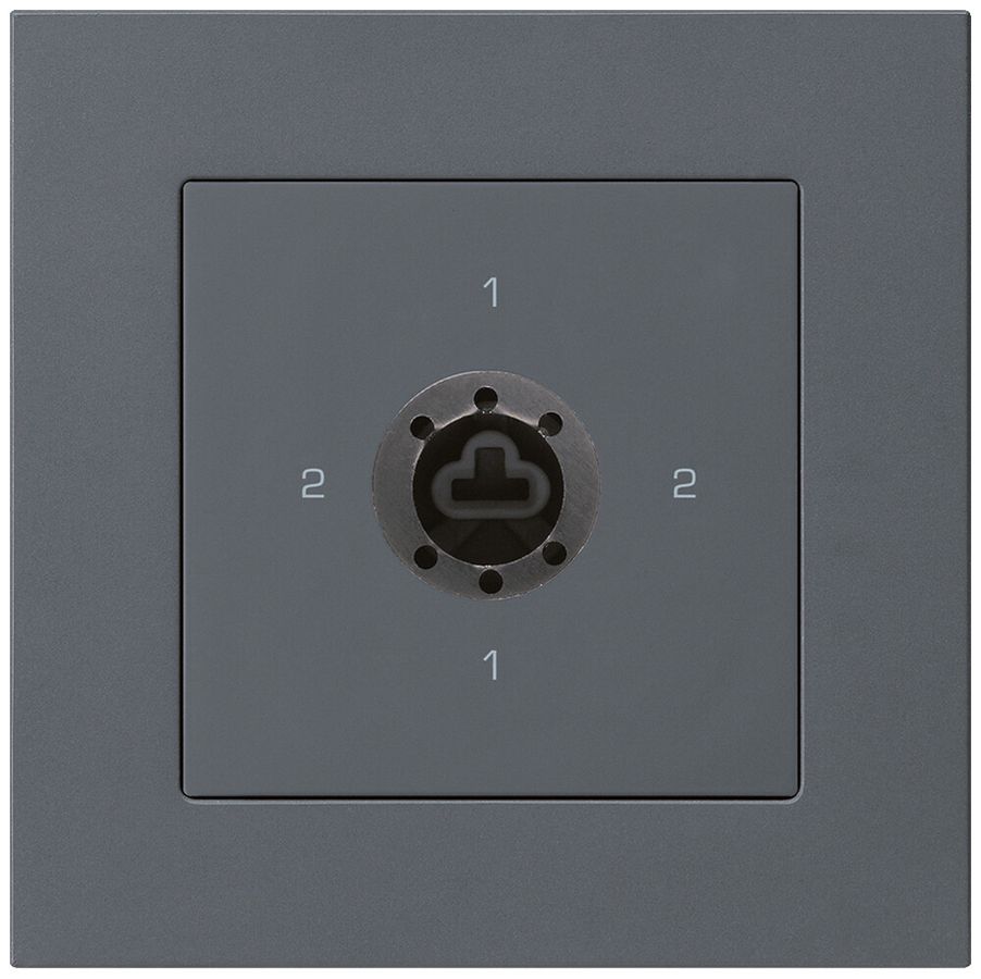 Interrupteur rotatif ENC kallysto.pro 3/1L anthracite serrure sûreté s.cylindre