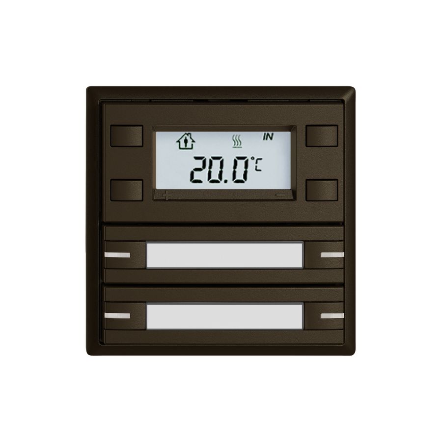 RTH-Taster EDIZIO.liv SNAPFIX® m.RGB-LED Pap.4×Taste 1-Tbed.br