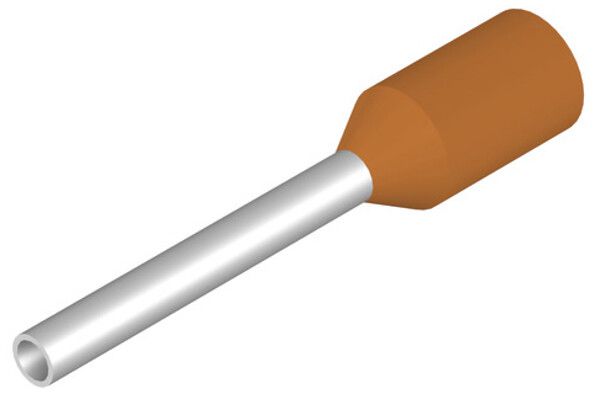 Estremità di cavo Weidmüller H isolata 0.5mm² 10mm 2.6mm arancione sciolto
