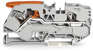 Borne de passage WAGO TopJob-S 16mm² 2L gris série 2116