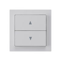 Storentaster kallysto hellgrau mit 2 Funktionstasten Steckklemme