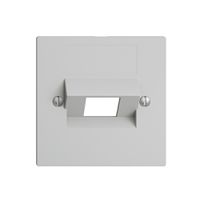 Frontplatte 1×RJ45 ITplus EDIZIOdue hellgrau