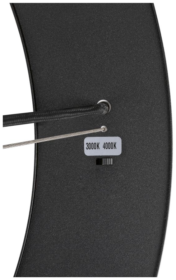 LED-Pendelleuchte SLV MEDO RING 90 43W 5000lm 930/940 DIM Ø900mm schwarz