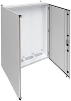 Wandschrank Hager univers mit Volltür SK II IP55 1550×1050×275mm RAL 7035