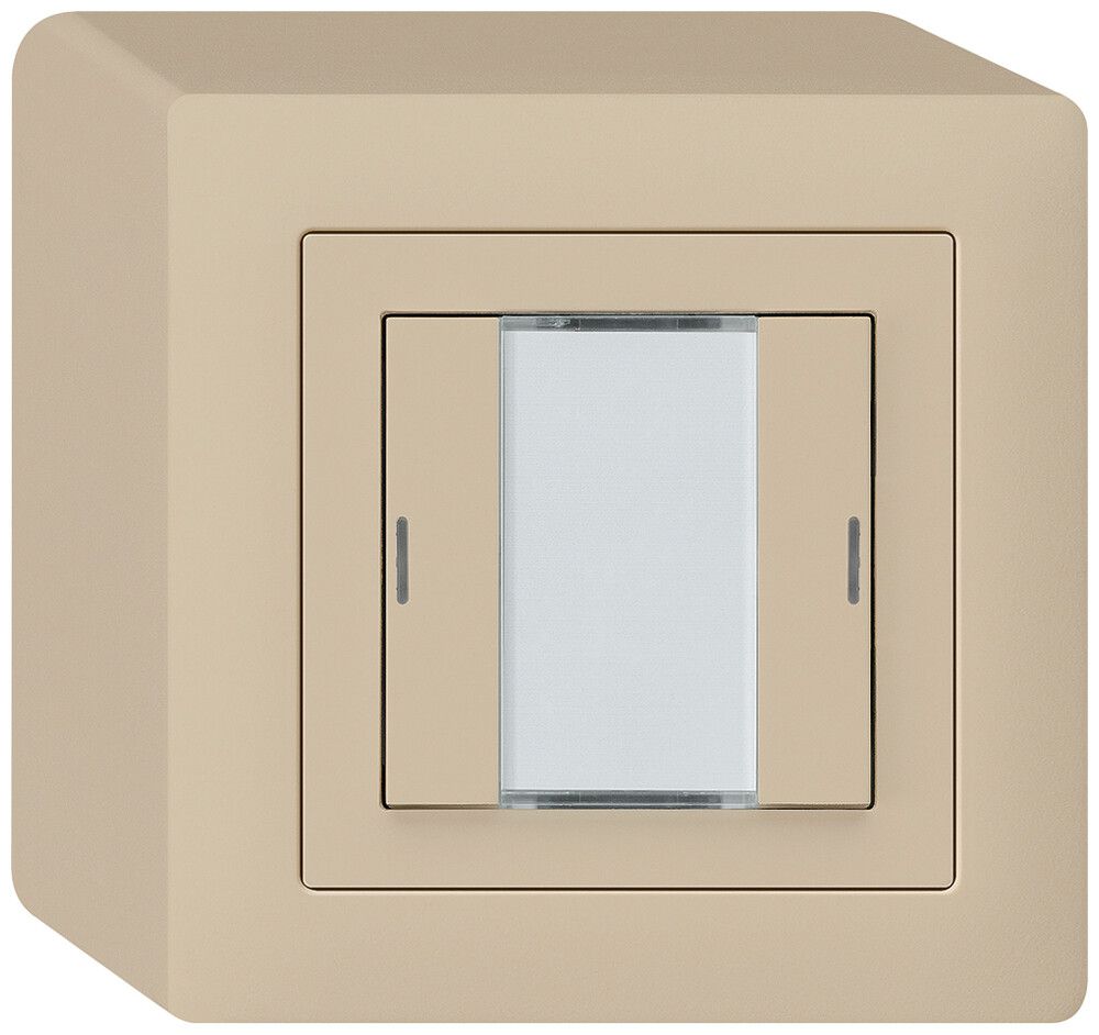 AP-Taster kallysto KNX 2×beige RGB LED s/e-link