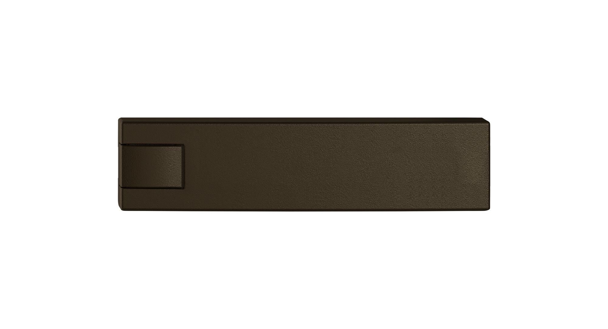 Poussoir 1/4 EDIZIO.liv SNAPFIX® p.KNX&UNI s.LED comm.à 1 touche br