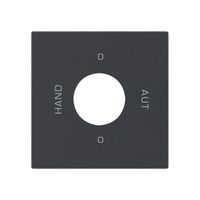 Kit frontale per interruttore chiave S2 60×60 kallysto 0-Hand-0-Aut.nero