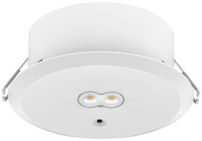 Lampada di emergenza LED AP DOTLUX EXITtop Ø140mm 3h bianco
