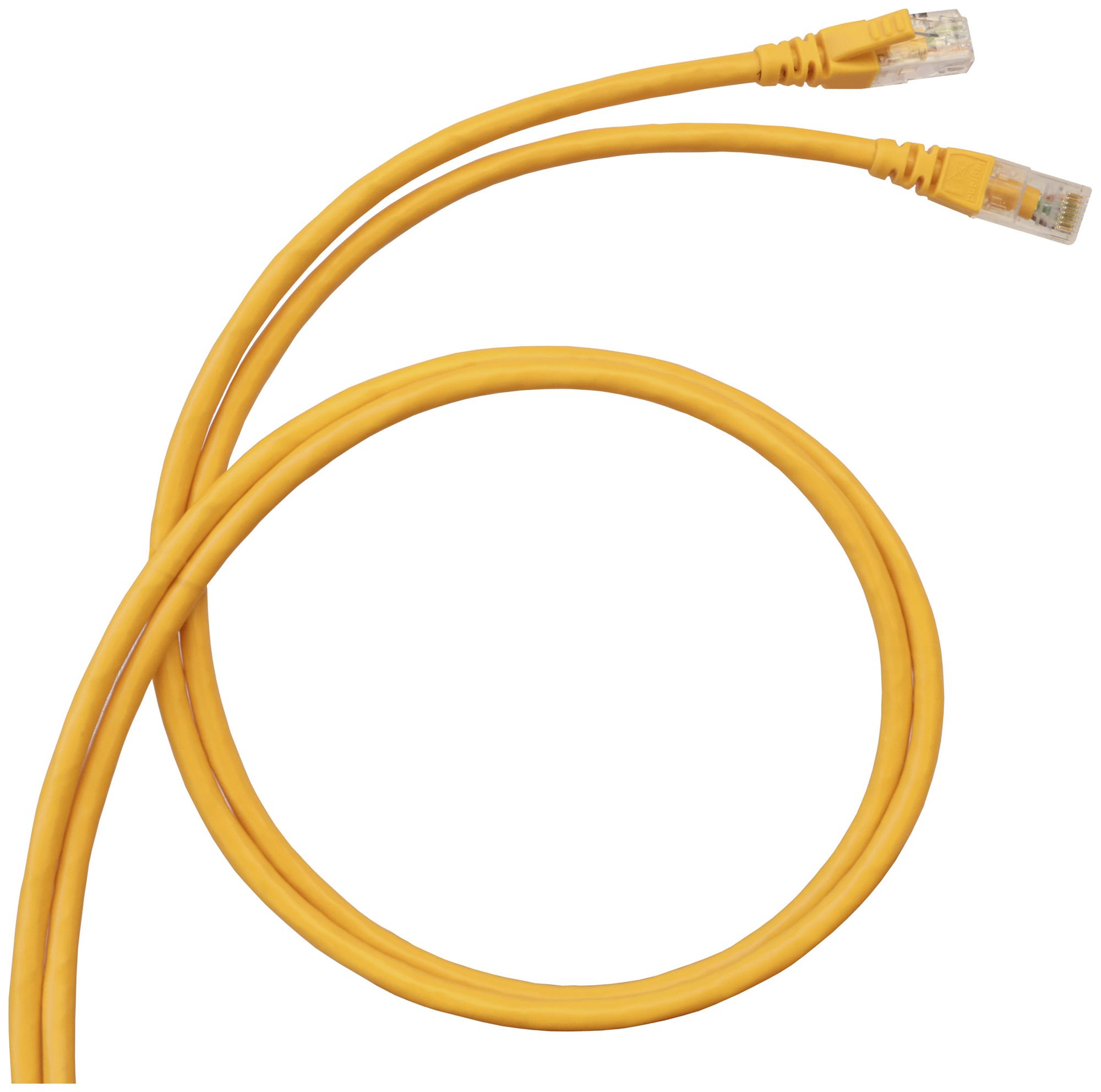Câble patch RJ45 Legrand Linkeo C, cat.6A (TIA) U/UTP+F/UTP AWG26 PVC jaune, 5m