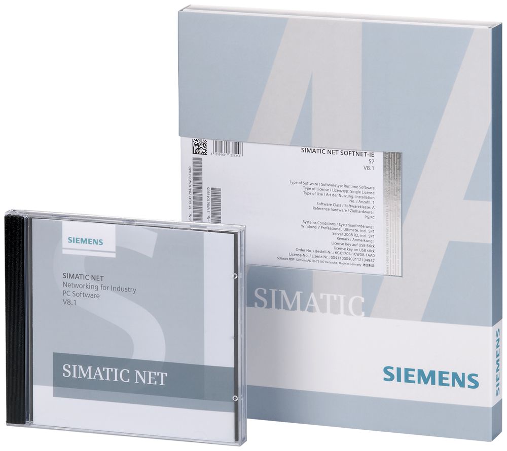 Licence de logiciel Siemens SINEMA Server 50 V14 64bit, Download/DVD