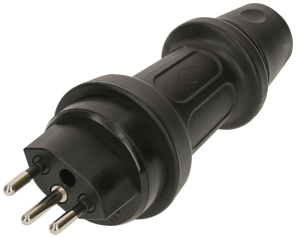 Stecker TH55 Typ 13 MH IP55 10A 250V für Illumination-Flachkabel