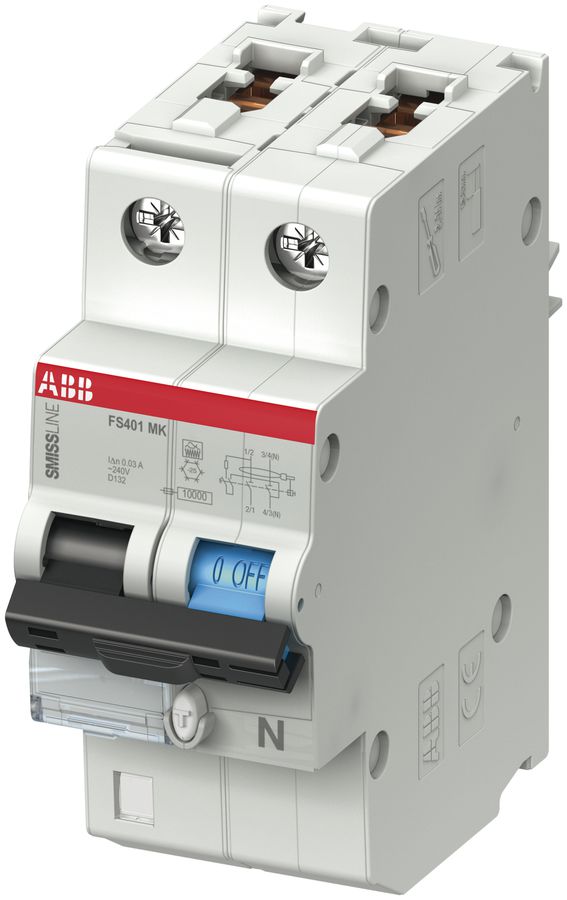 Disgiuntore differenziale SMISSLINE TP 20A/30mA B L+N 10kA le.rit.t.F