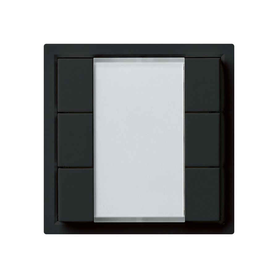 Poussoir multifonction ENC KNX kallysto sextuple noir