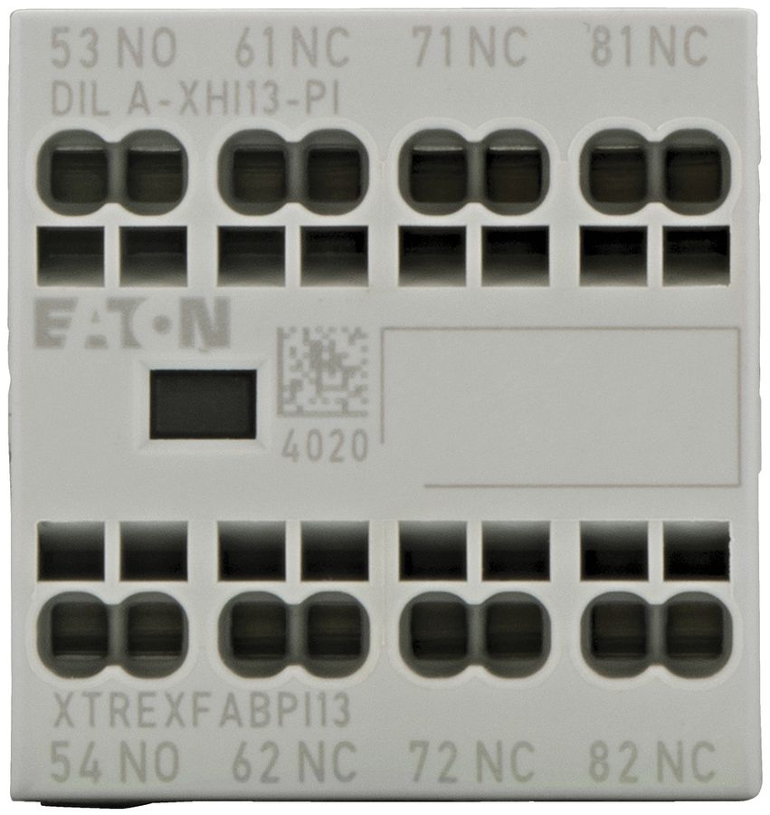 Hilfsschalter Eaton, 4P, Ith=16A, 1S, 3Ö, Frontbefestigung, Push-in-Klemmen