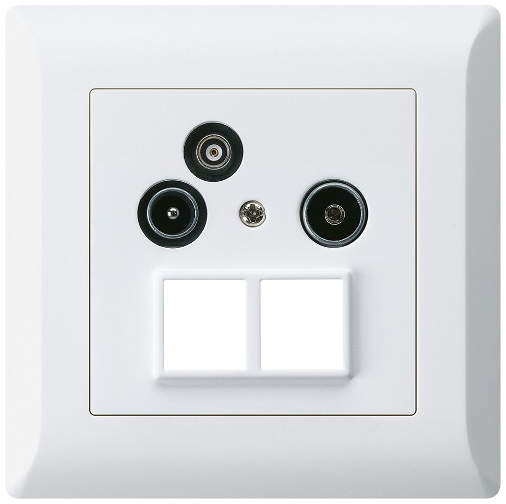 UP-Antennendose R/TV-Daten kallysto.line HMS 2GHz 14db weiss