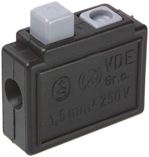 Morsetto a molla Woertz 0.75…1.5mm² 10A 250V raccordo a molla 2×1 nero