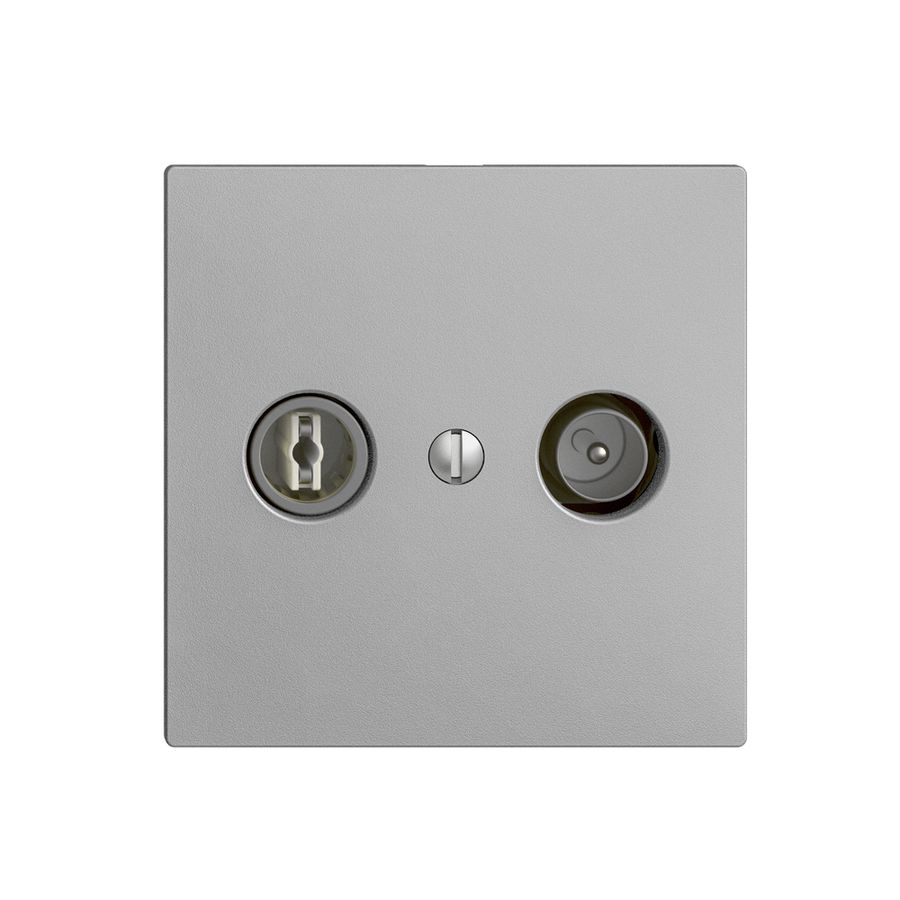 UP-TV-R-Dose EDIZIOdue 11dB silver Breitbanddose 5…2000MHz, F