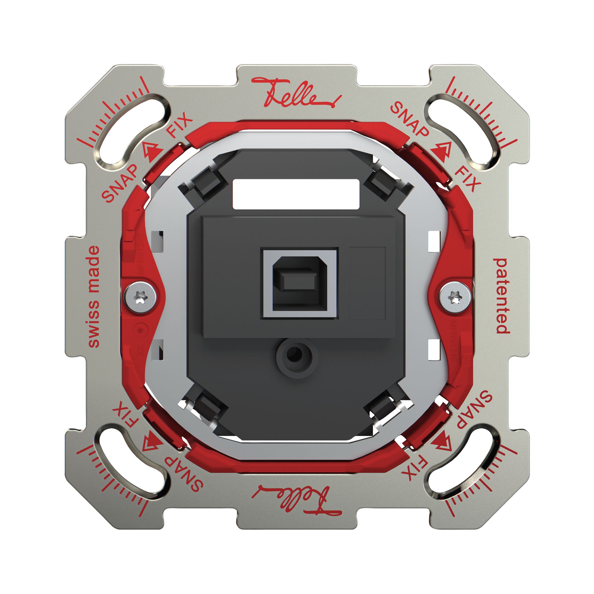 Interface de données USB KNX ENC Feller SNAPFIX® prise USB type B