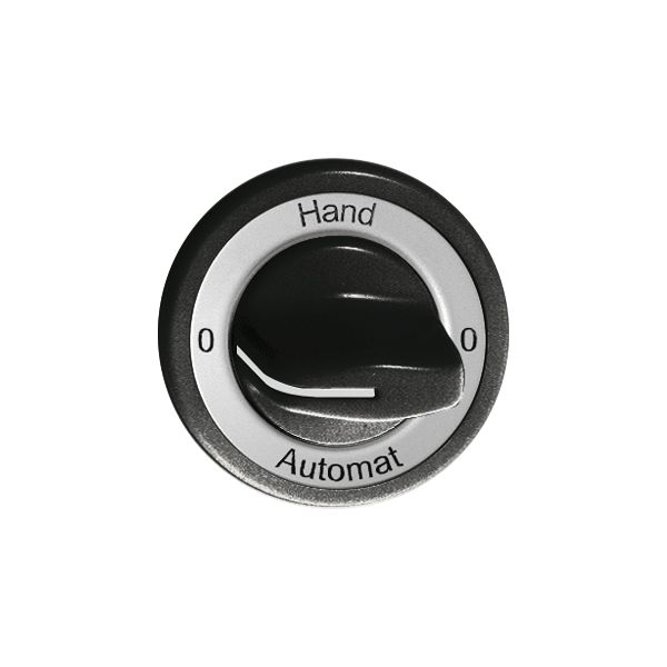 Frontset 0-Hand-0-Automat schwarz für Drehschalter FH