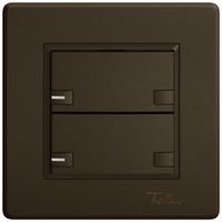 UP-Universaltaster EDIZIO.liv UNI SNAPFIX® 5…48V m.LED blau 2× 2-Tbed.br