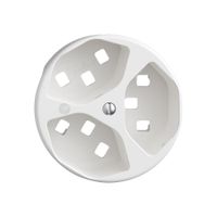 Montageset STANDARDdue SNAPFIX® für 3×T23 mit Frontlinse ws