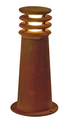 Lampada da terra SLV RUSTY 40, E27 11W IP55 ferro arrugginito