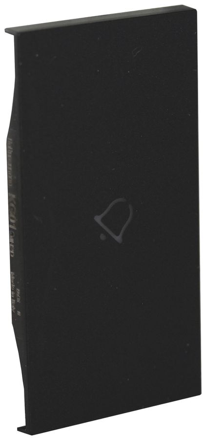 Cache de touche Living Now pour touches MyHOME 2 modules a.symbole cloche noir