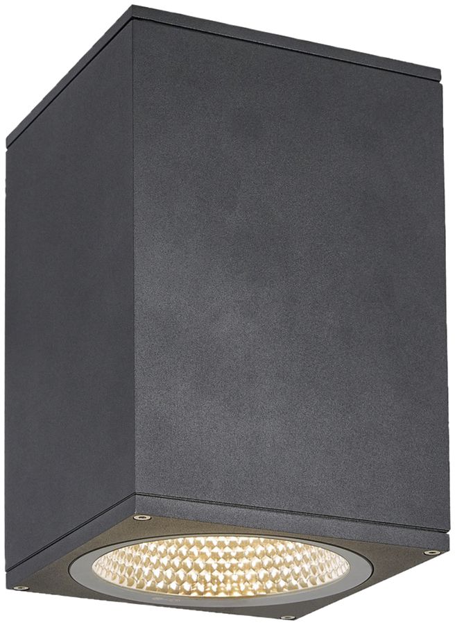 LED-Deckenleuchte SLV ENOLA SQUARE L 35W 2800lm 3000/4000K IP65 anthrazit