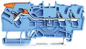 Borne de passage WAGO TopJob-S 2.5mm² 3L bleu série 2102