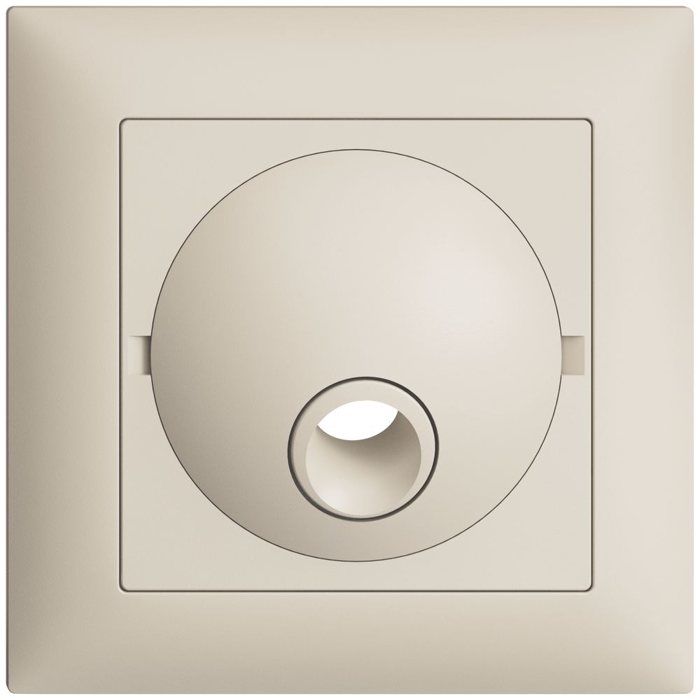 UP-Frontset, EDIZIOdue crema 88×88mm für Anschlussdose