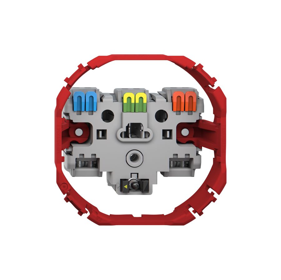 Prise Feller SNAPFIX® 1×T13 avec LED jaune