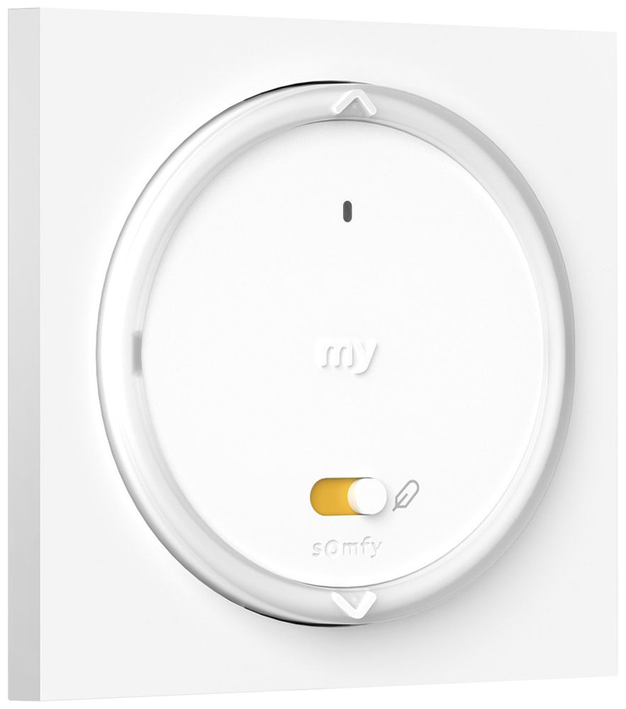 Wandsender Somfy Amy 1RS100 io 1-Kanal mit Rahmen weiss