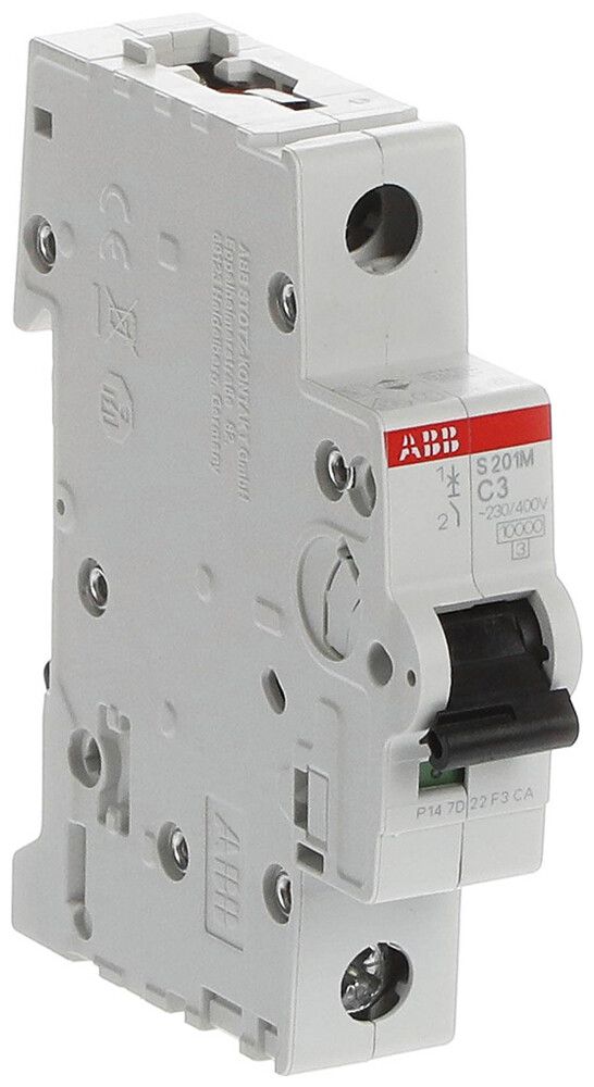Leitungsschutzschalter ABB S201M-C3 3A C 10kA