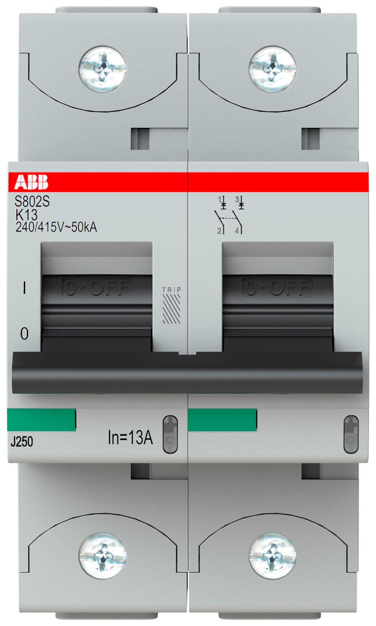 Disjoncteur ABB S802S-K 13A 50kA