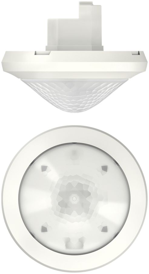 UP-Präsenzsensor Theben theRonda P360 DALI-2 S, Ø110×83mm, weiss
