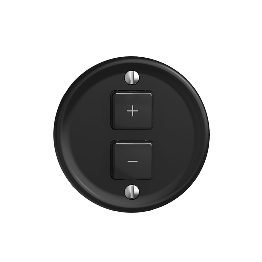 Kit copertura per dimmer 1c/2t Sdue Wiser nero