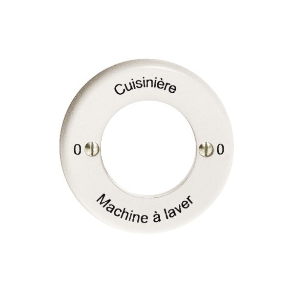 Frontset 0-Cuisinière-0-Machin à laver für Schlüsselsch. weiss