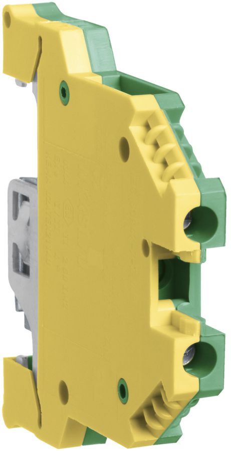 Morsetto di passaggio Hager 4mm², PE, a vite