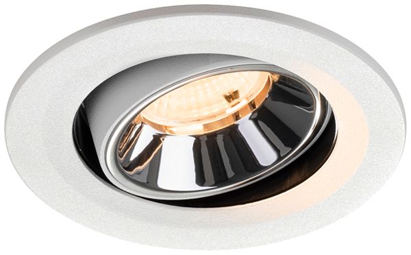 LED-Downlight SLV NUMINOS MOVE S 6.7W 1000lm 2700K WB DALI Ø90 ws/cr