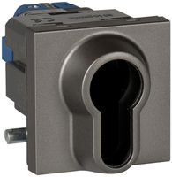 EB-Schlüsselschalter MOS SS/Eur magnesium 2 Module 0-1