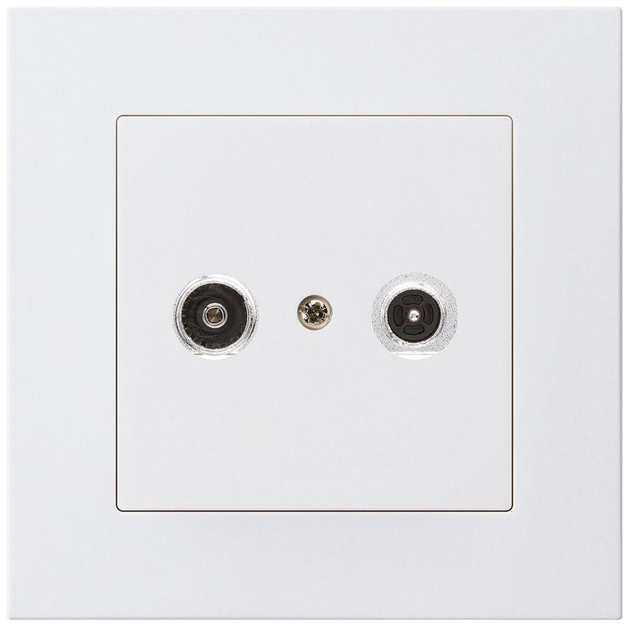 UP-Antennendose kallysto.pro R/TV 10.5dB 2GHz weiss