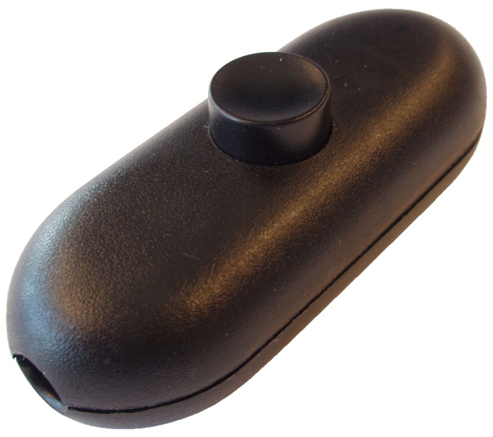 Interruttore di cordone 2A 250V 1L nero