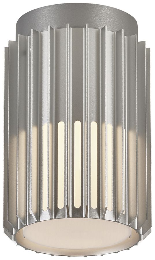 Deckenleuchte Nordlux ALUDRA 1×E27 15W IP54 Ø124mm Aluminium