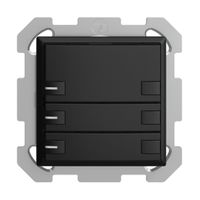 UP-KNX-Taster RGB EDUE, 250mW, m.RGB-LED, 3×Taste, 2×Tastenb., sz