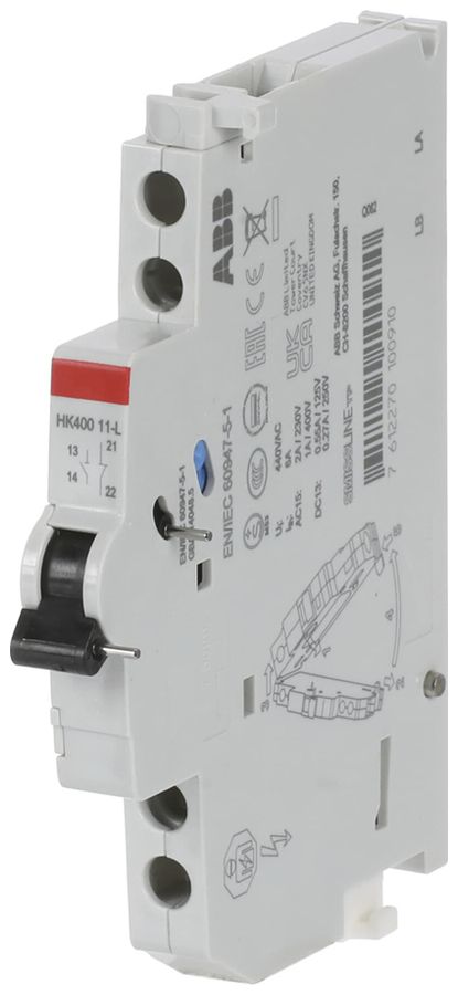 Hilfsschalter ABB SMISSLINE TP HK40011-L, 1S+1Ö, 6A/230V, links