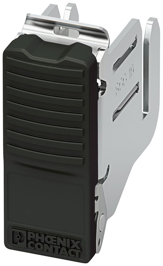 Schirmanschlussklemme PX SCC 5 für Sammelschiene schwarz