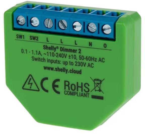 Shelly dimmer SL WiFi-Dimmer, 2er Set WLAN Dimmer