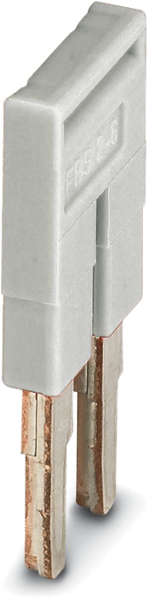 Steckbrücke 6mm 2L grau CLIPLINE