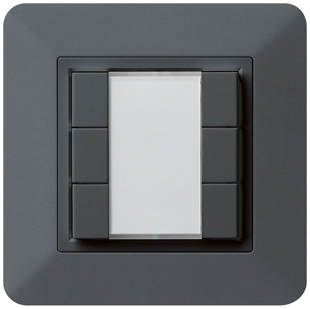 AP-Multifunktionstaster kallysto.trend KNX RF 6-fach anthrazit